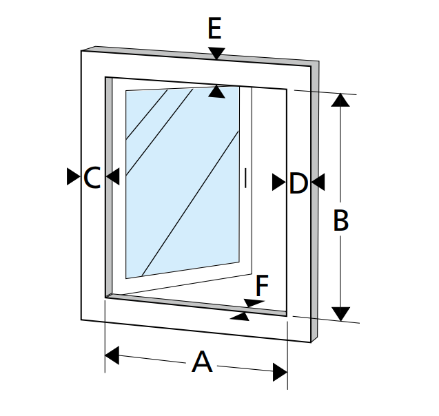 Rolhor S700 montage in kozijn